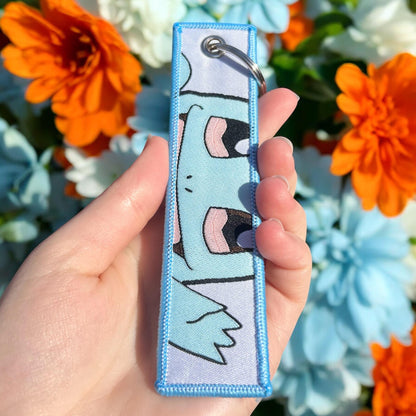 Fire & Water Duo Embroidered Keychain