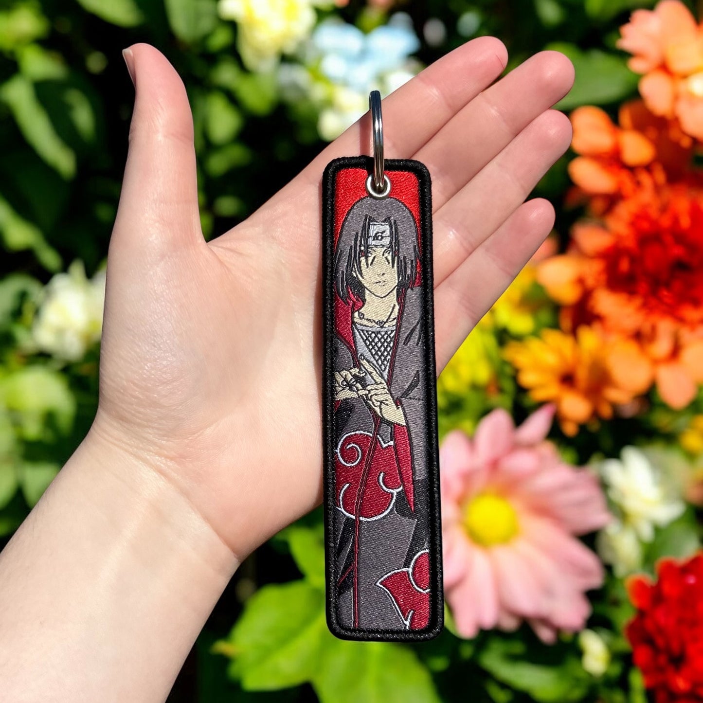 Eternal Night Embroidered Keychain