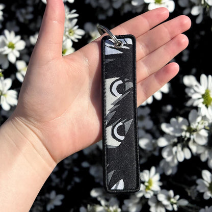 Justice & Chaos Embroidered Keychain