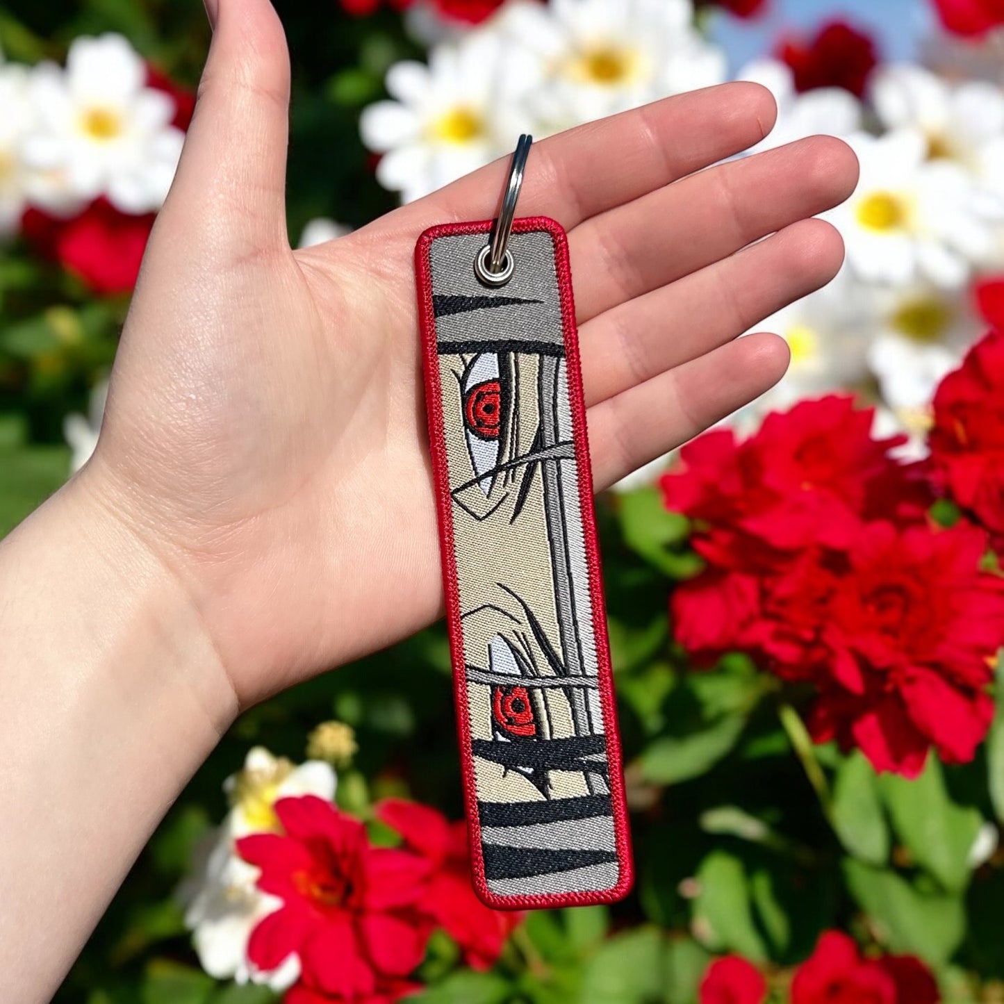 Crows of Dusk Embroidered Keychain