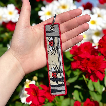 Crows of Dusk Embroidered Keychain