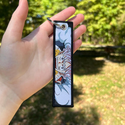 Energetic Adventurer Embroidered Keychain