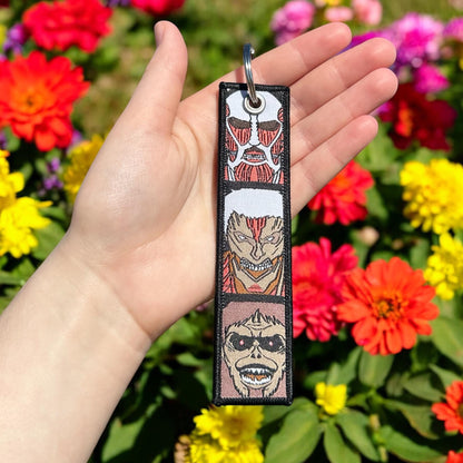 Ancient Powers Embroidered Keychain