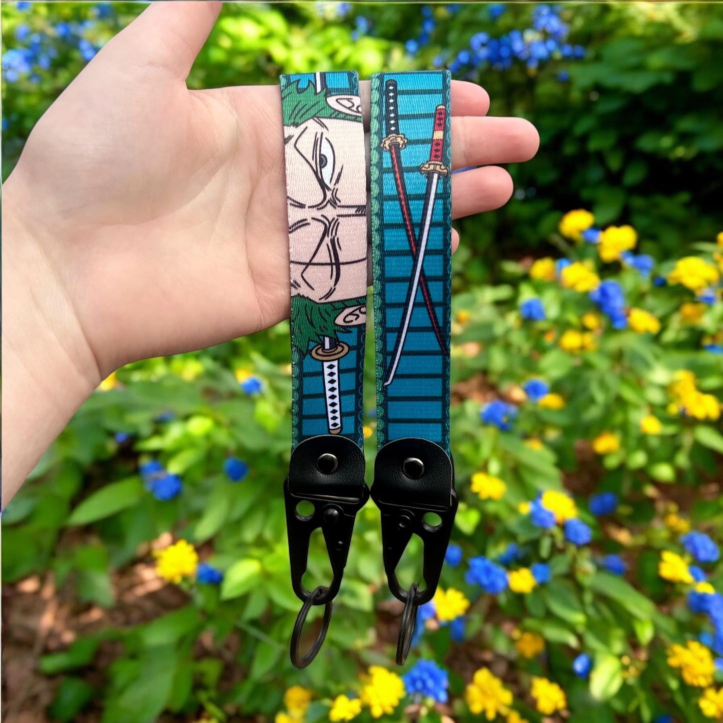 One-Eyed Swordsman Keychain Strap