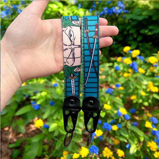 One-Eyed Swordsman Keychain Strap
