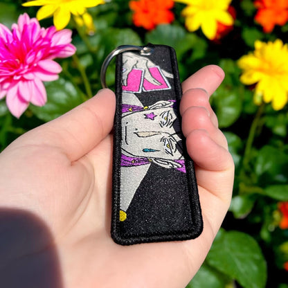 Trickster Magician Embroidered Keychain