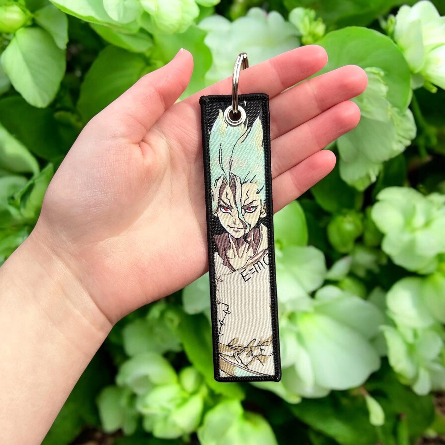 Stone Age Innovator Embroidered Keychain