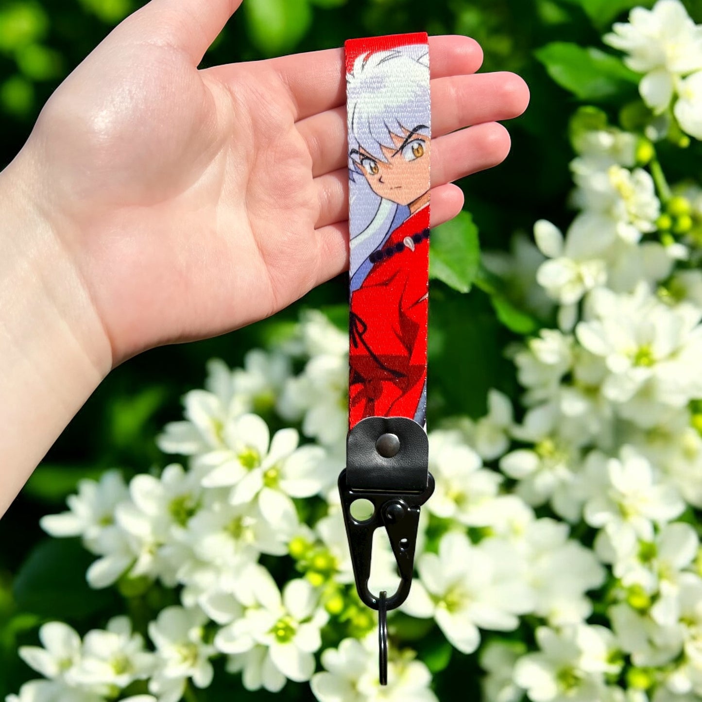 Crimson Robe Fighter Keychain Strap