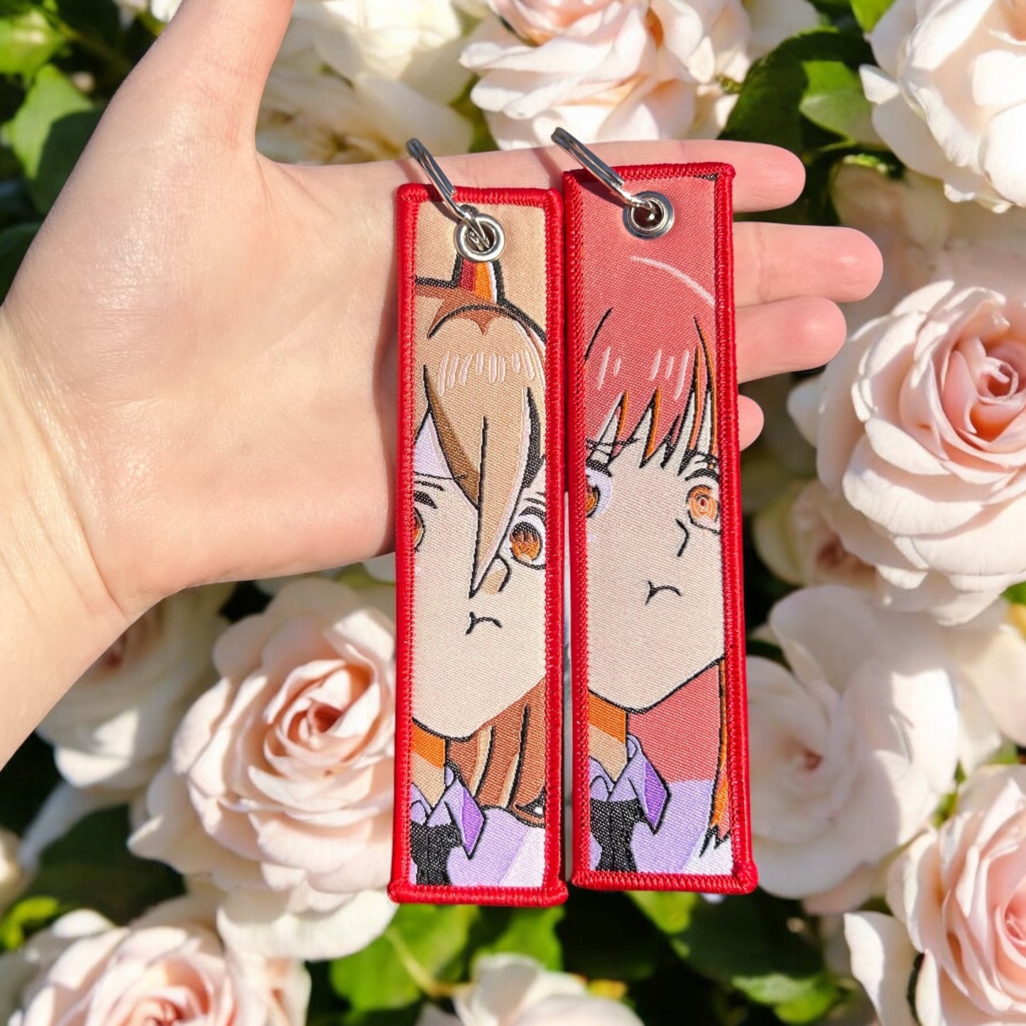 Cheeky Devils Embroidered Keychain