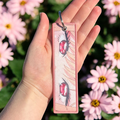 Playful Model Girl Keychain