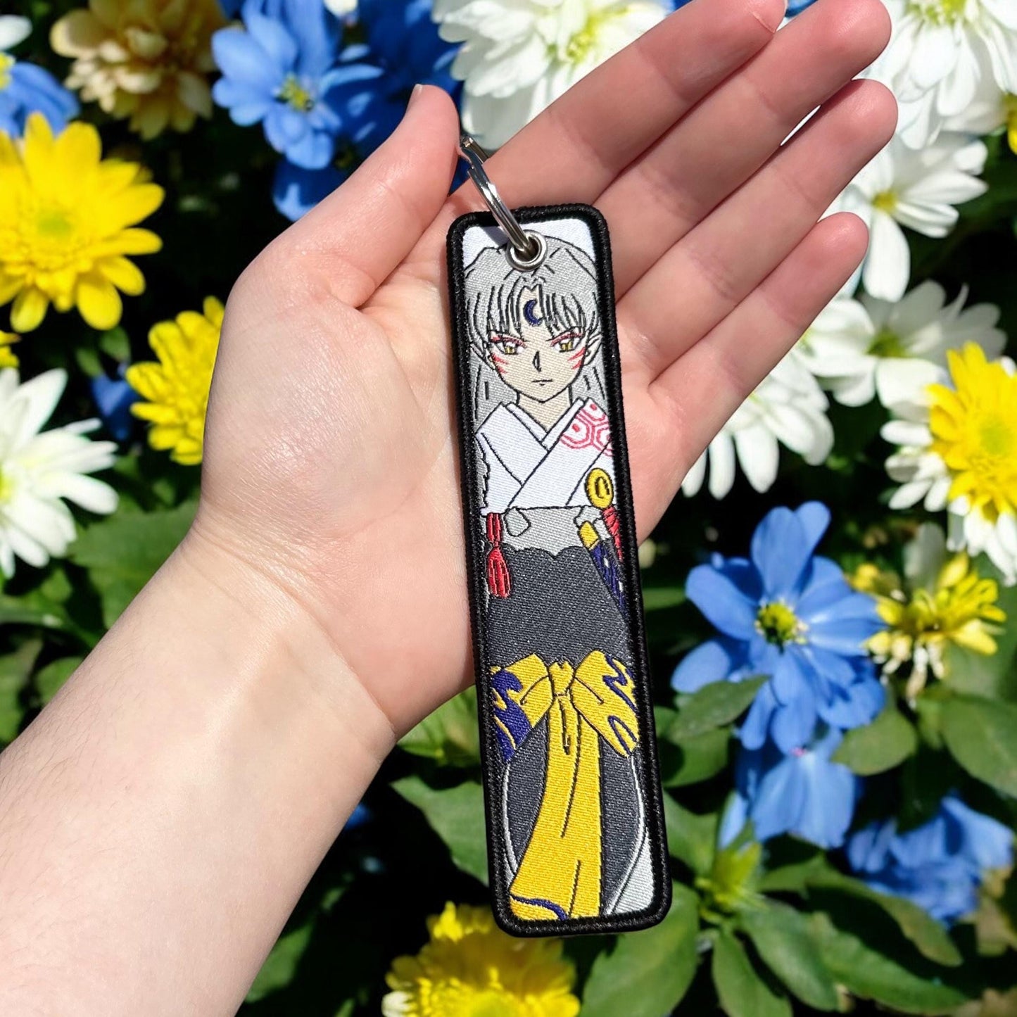 Demon Lord Embroidered Keychain