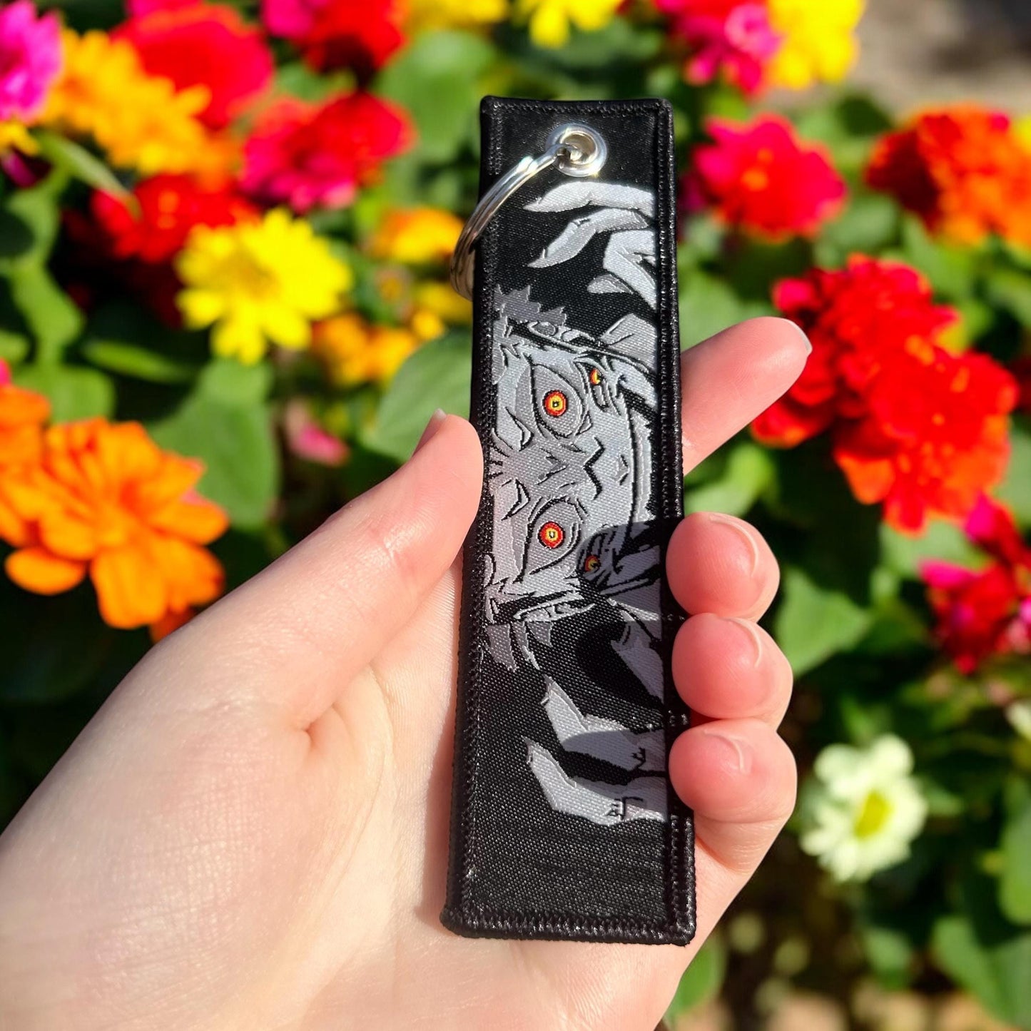 Two Souls Embroidered Keychain