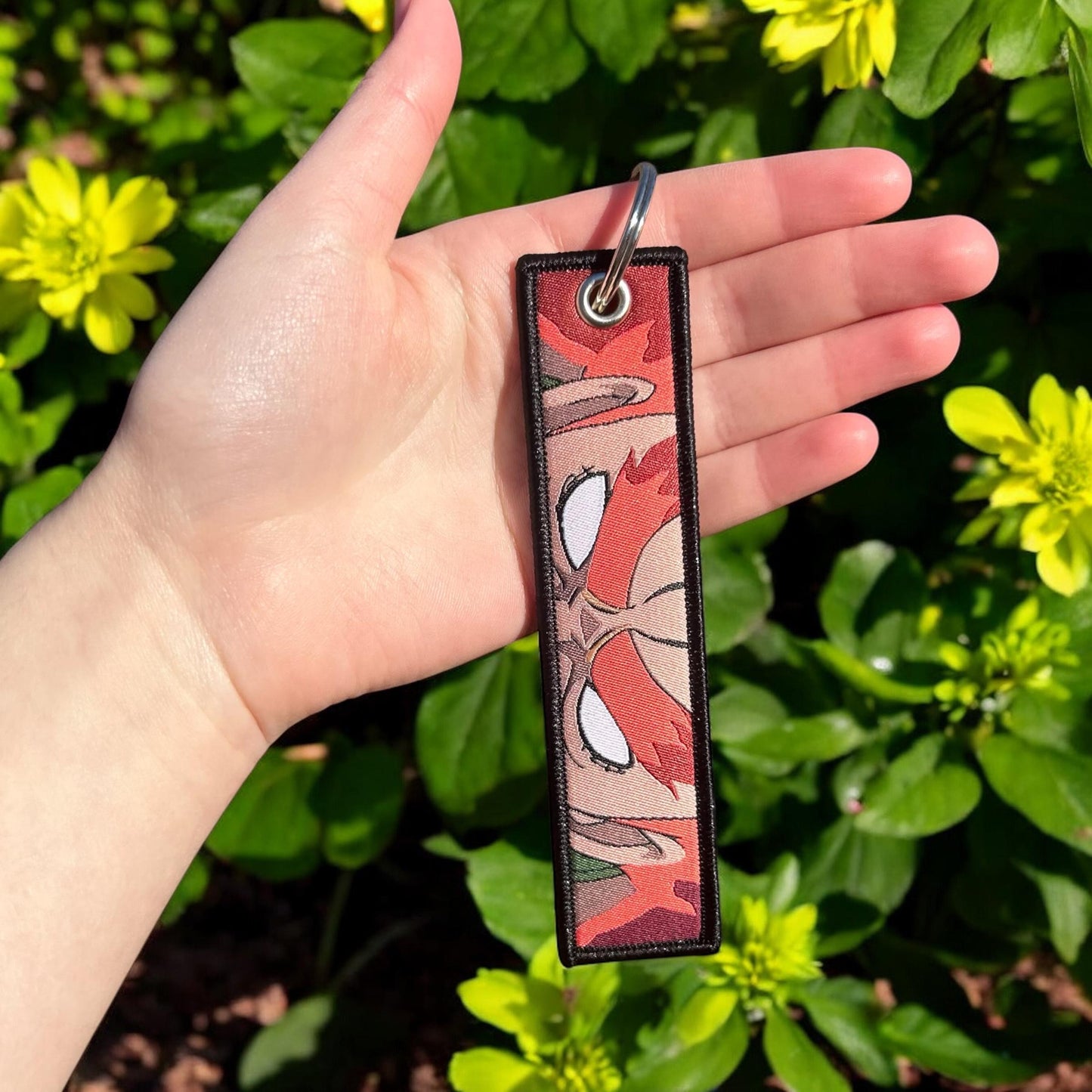 Dynamic Mentor Embroidered Keychain