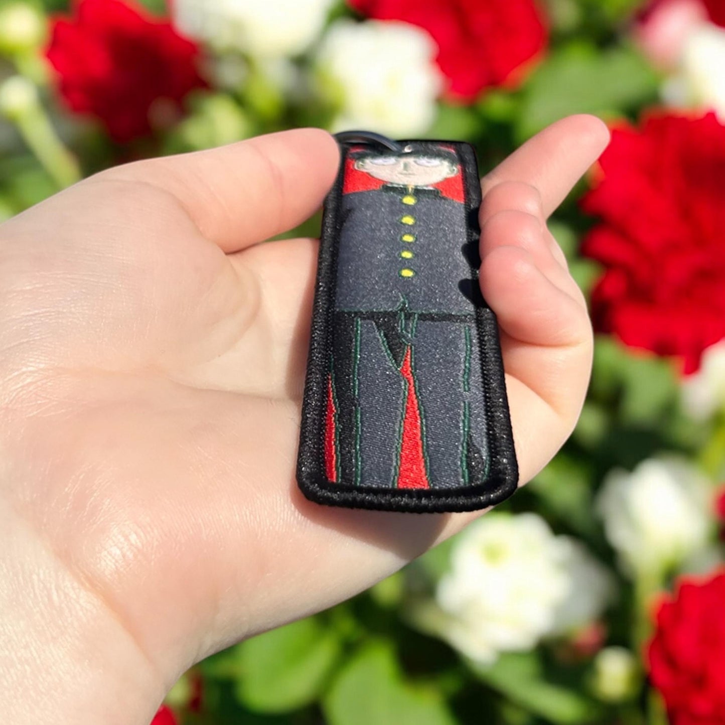Calm Esper Embroidered Keychain
