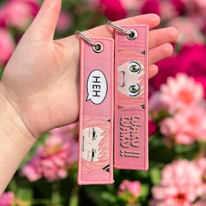 Little Esper Embroidered Keychain