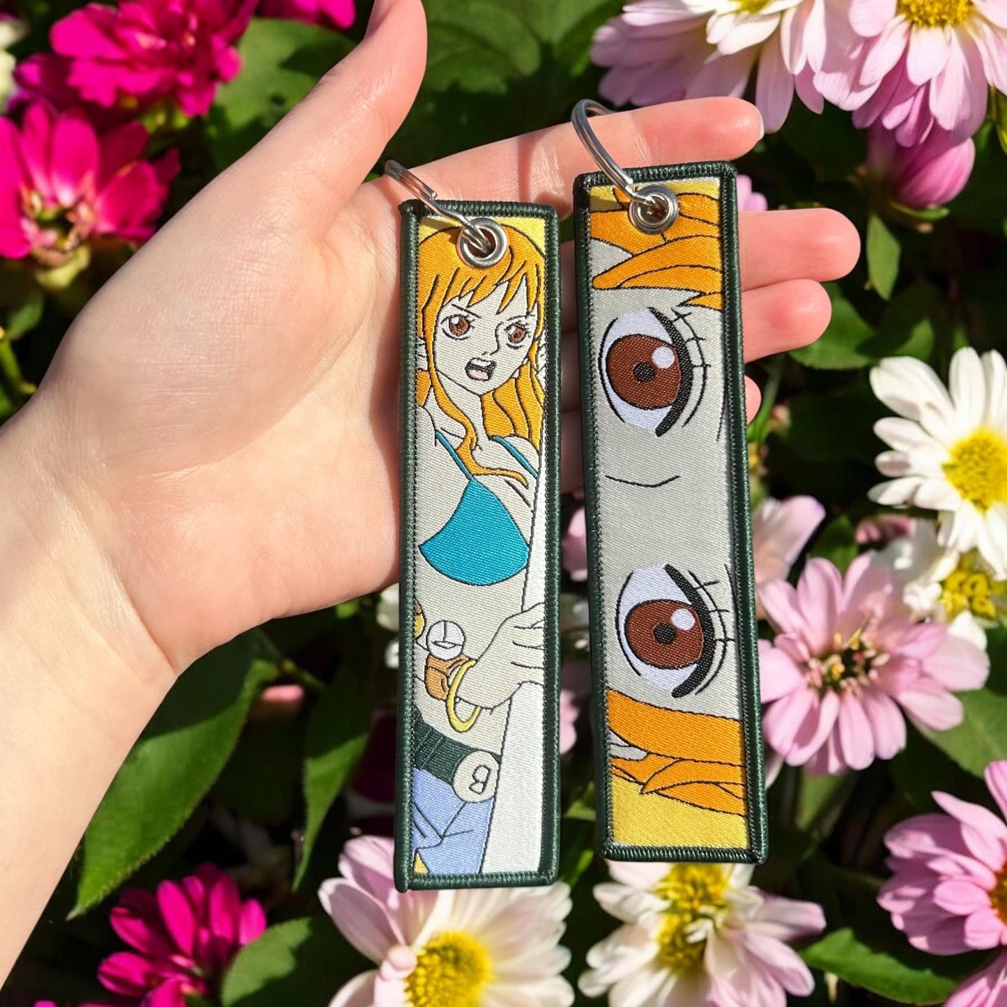 Stylish Explorer Embroidered Keychain