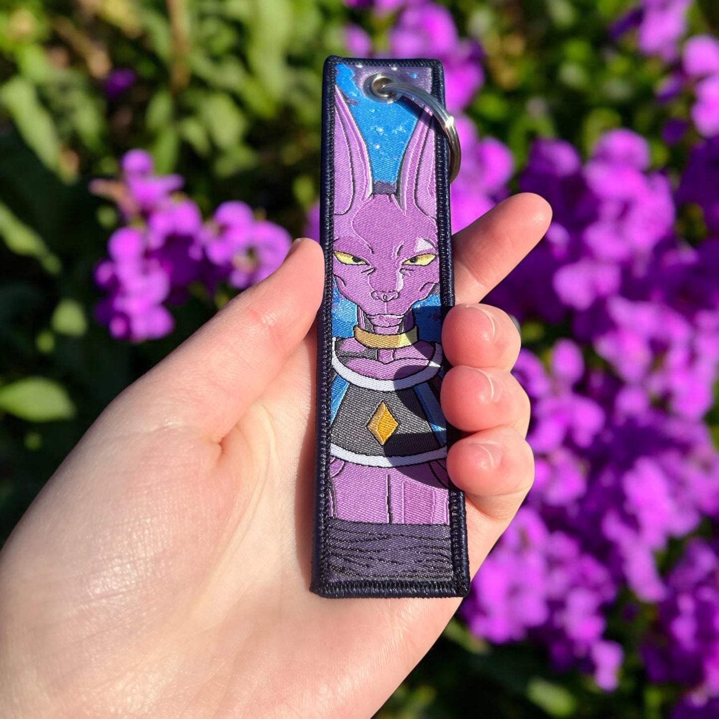 God Of Destruction Embroidered Keychain