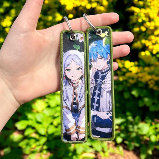 Companions Of The Past Embroidered Keychain