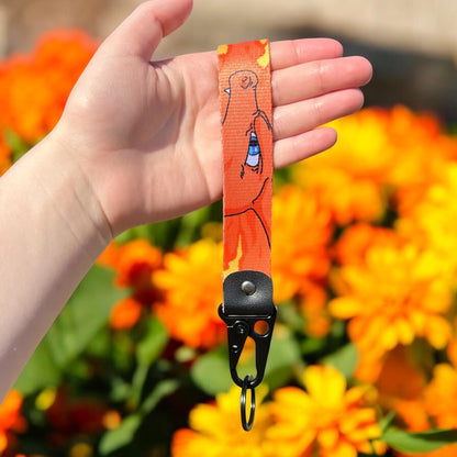Fire Dragon Keychain Strap