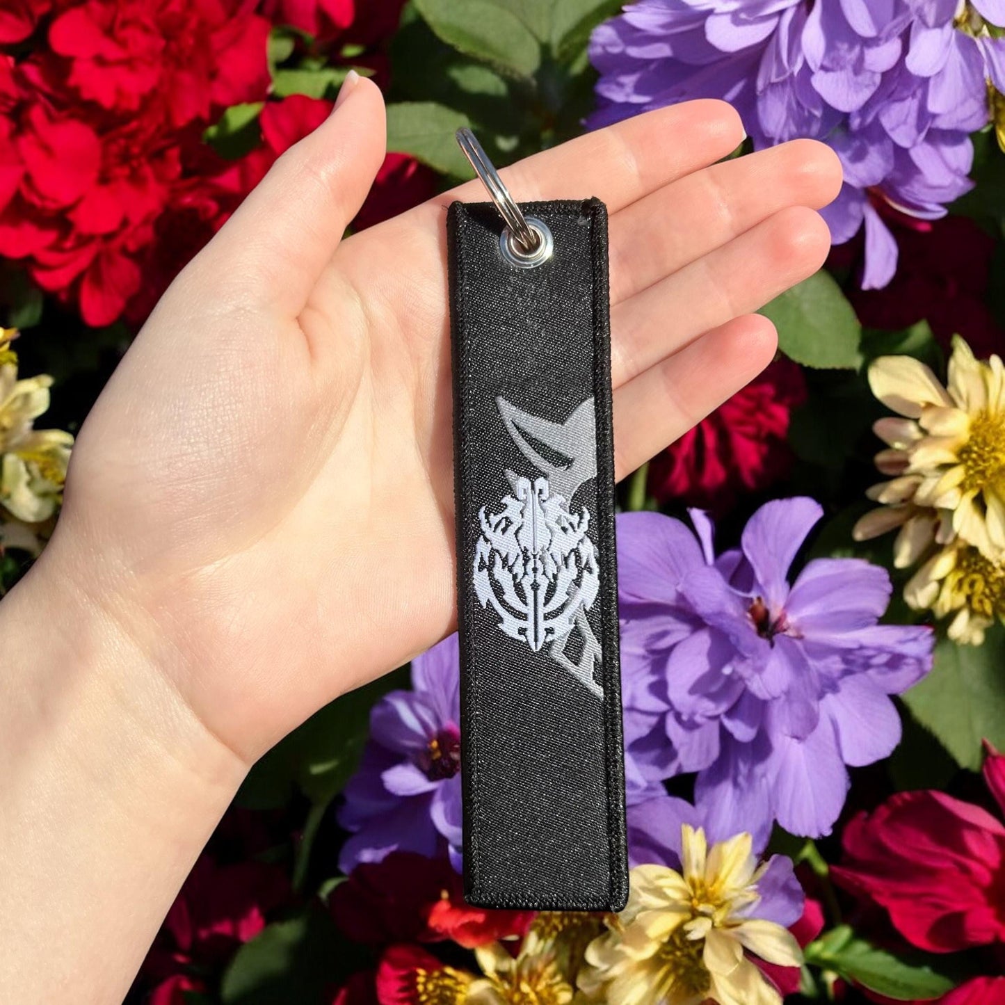 Undead Sorcerer Embroidered Keychain