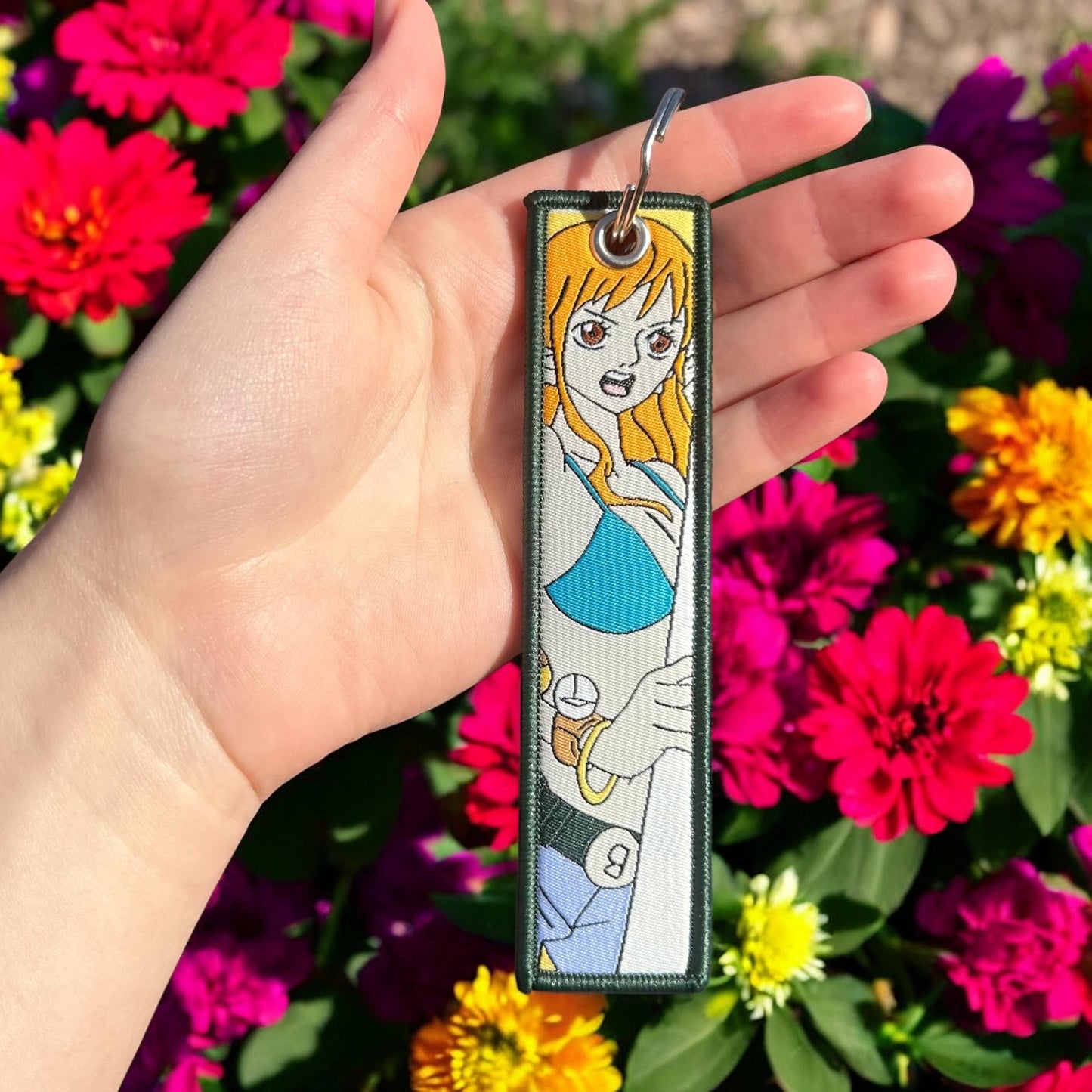 Stylish Explorer Embroidered Keychain