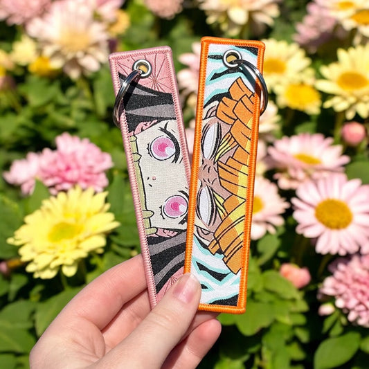 Soft Storm Embroidered Keychain Bundle