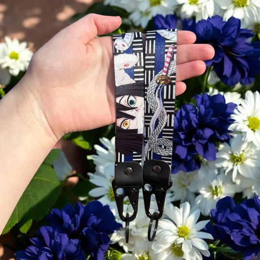Serpent Swordsman Keychain Strap