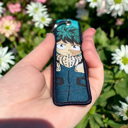 Aspiring Hero Embroidered Keychain