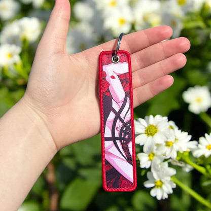 Deadly Beauty Keychain