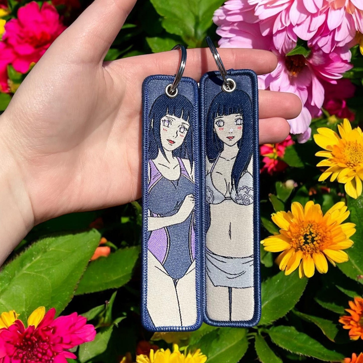 Gentle Ninja Embroidered Keychain