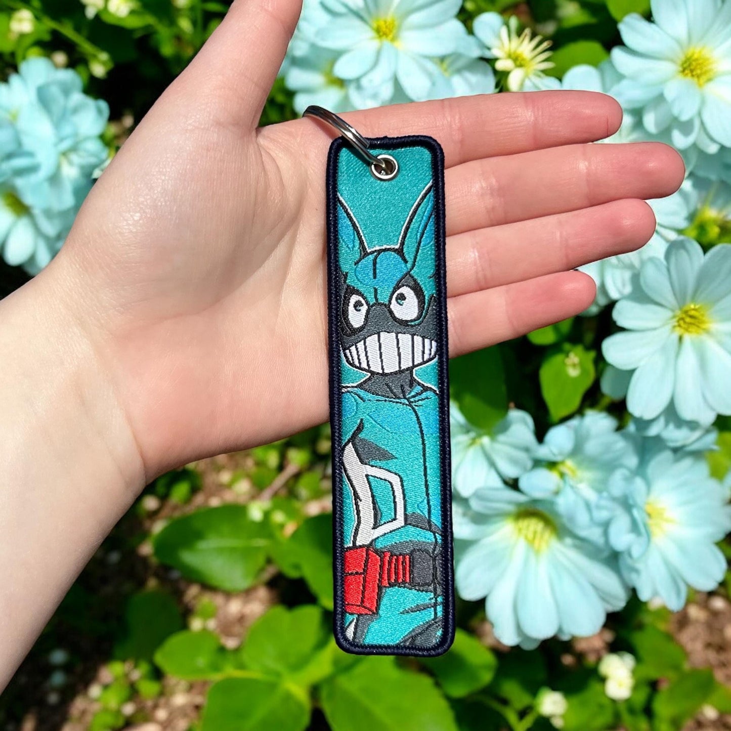 Aspiring Hero Embroidered Keychain