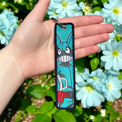 Aspiring Hero Embroidered Keychain