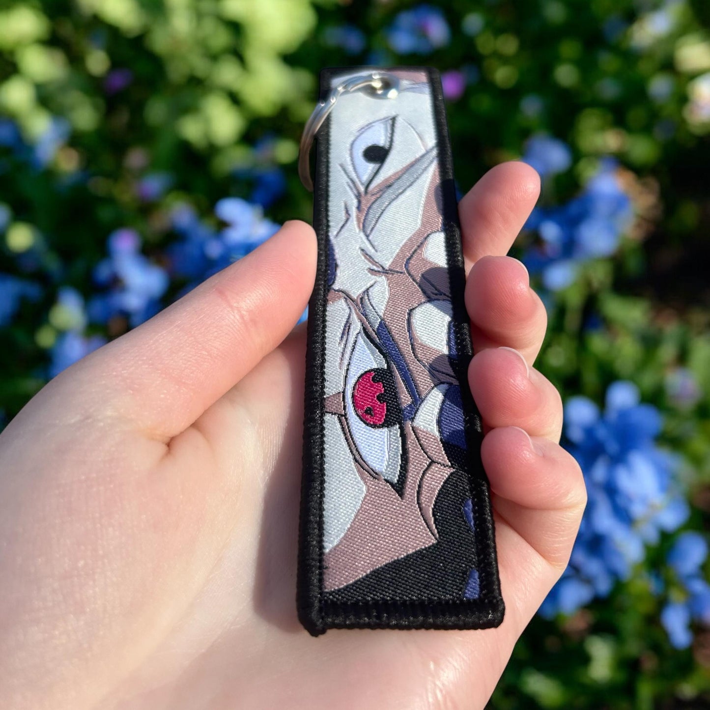 Masked Sensei Embroidered Keychain