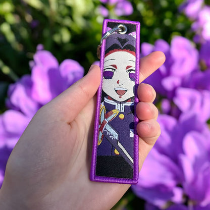 Butterfly’s Bite Embroidered Keychain