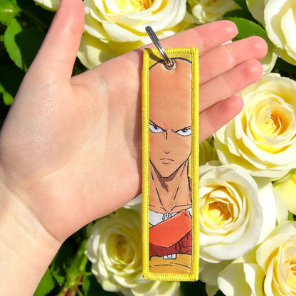 One Hit Hero Embroidered Keychain