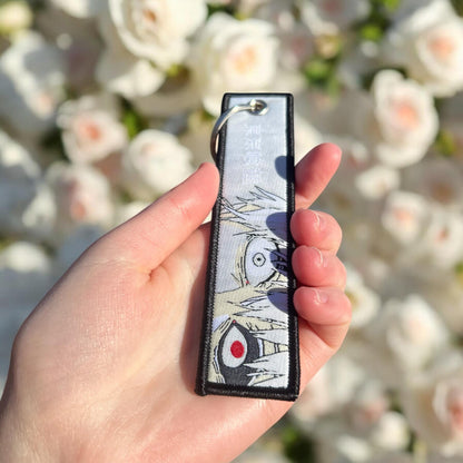 Half-Ghoul Hero Embroidered Keychain