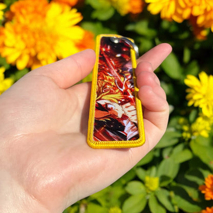 Unyielding Flame Keychain