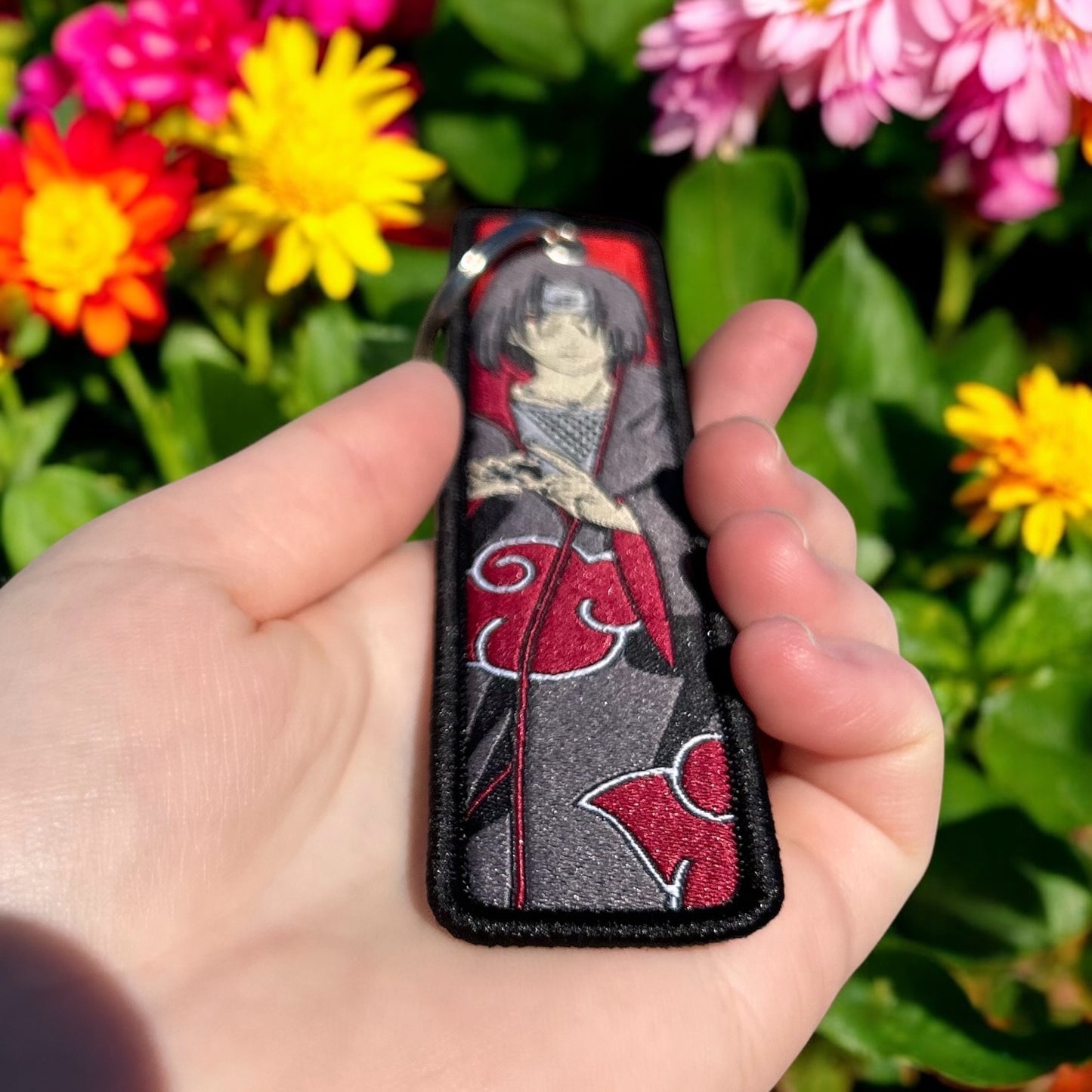 Eternal Night Embroidered Keychain