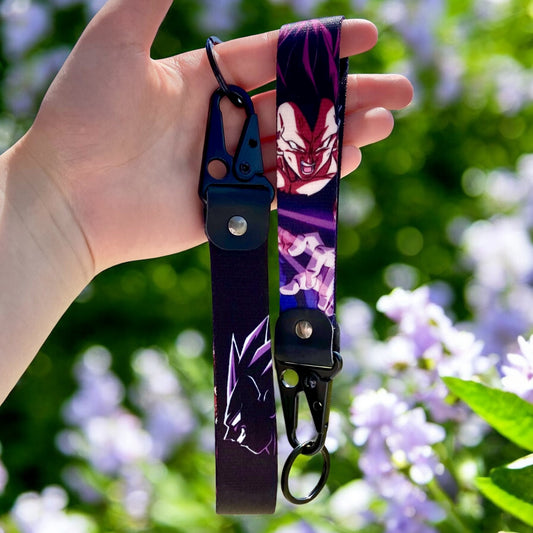 Purple Aura Warrior Keychain Strap