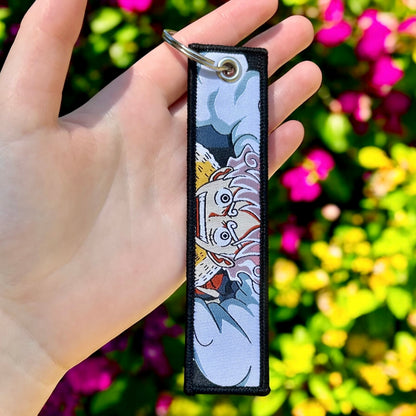 Energetic Adventurer Embroidered Keychain