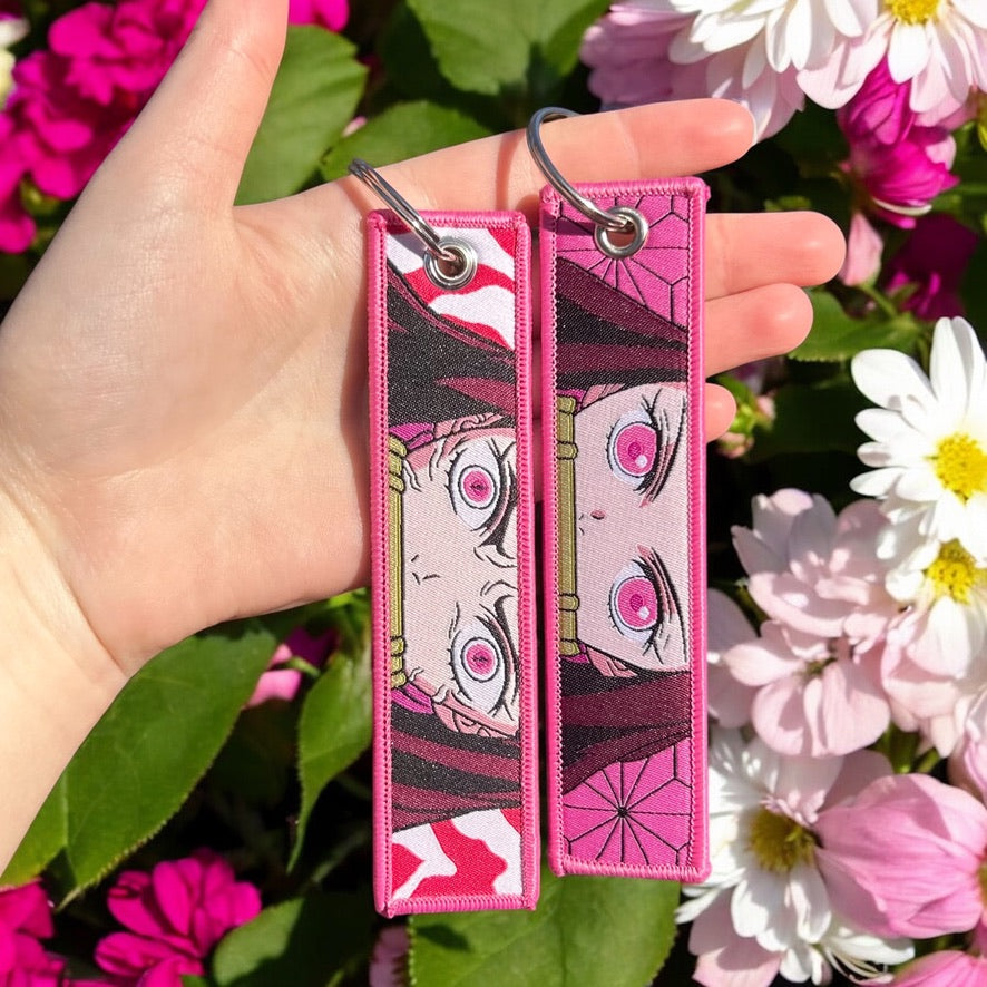 Electric Bloom Embroidered Keychain Bundle