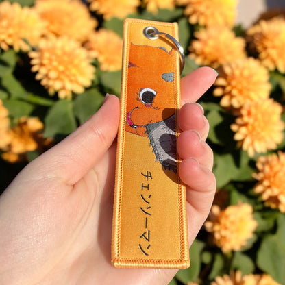 Devil’s Best Friend Embroidered Keychain