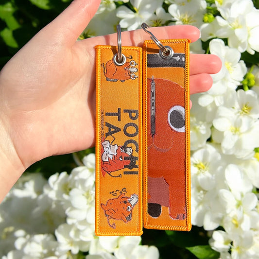 Little Hero Embroidered Keychain