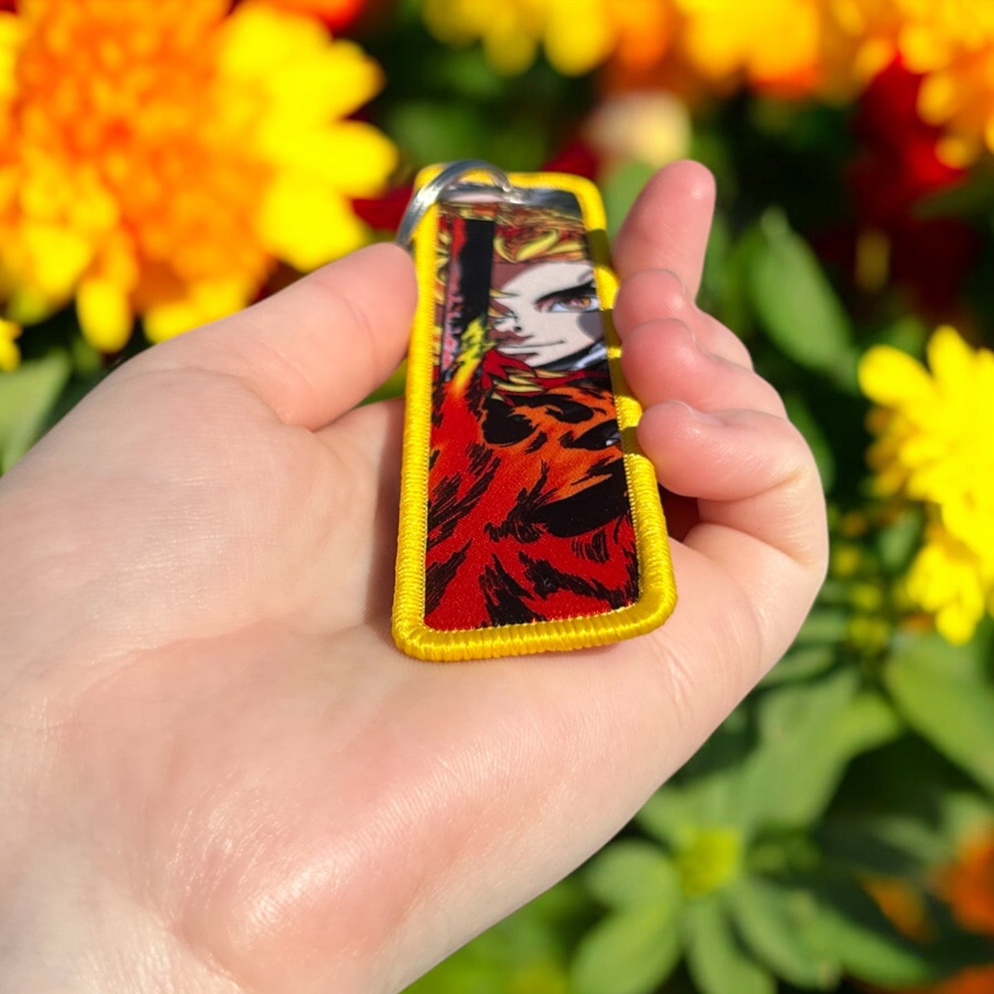 Unyielding Flame Keychain