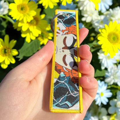 Flash-step Embroidered Keychain