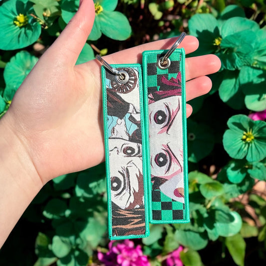 Heart of the Mountain Embroidered Keychain