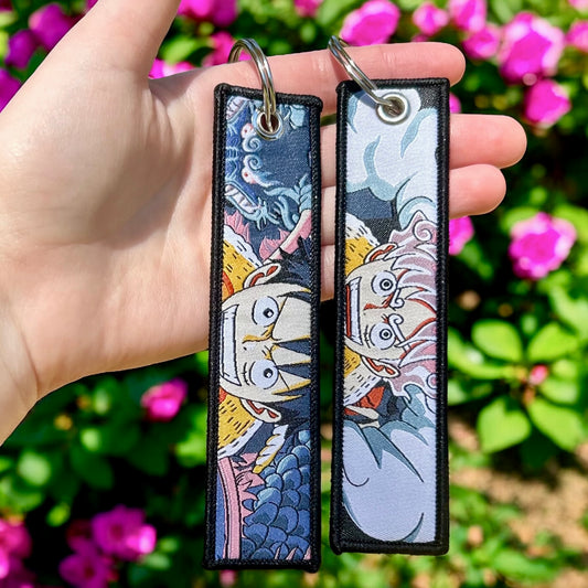 Energetic Adventurer Embroidered Keychain