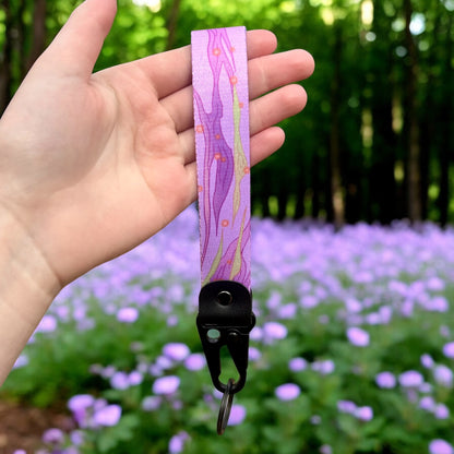 Gentle Petal Keychain Strap