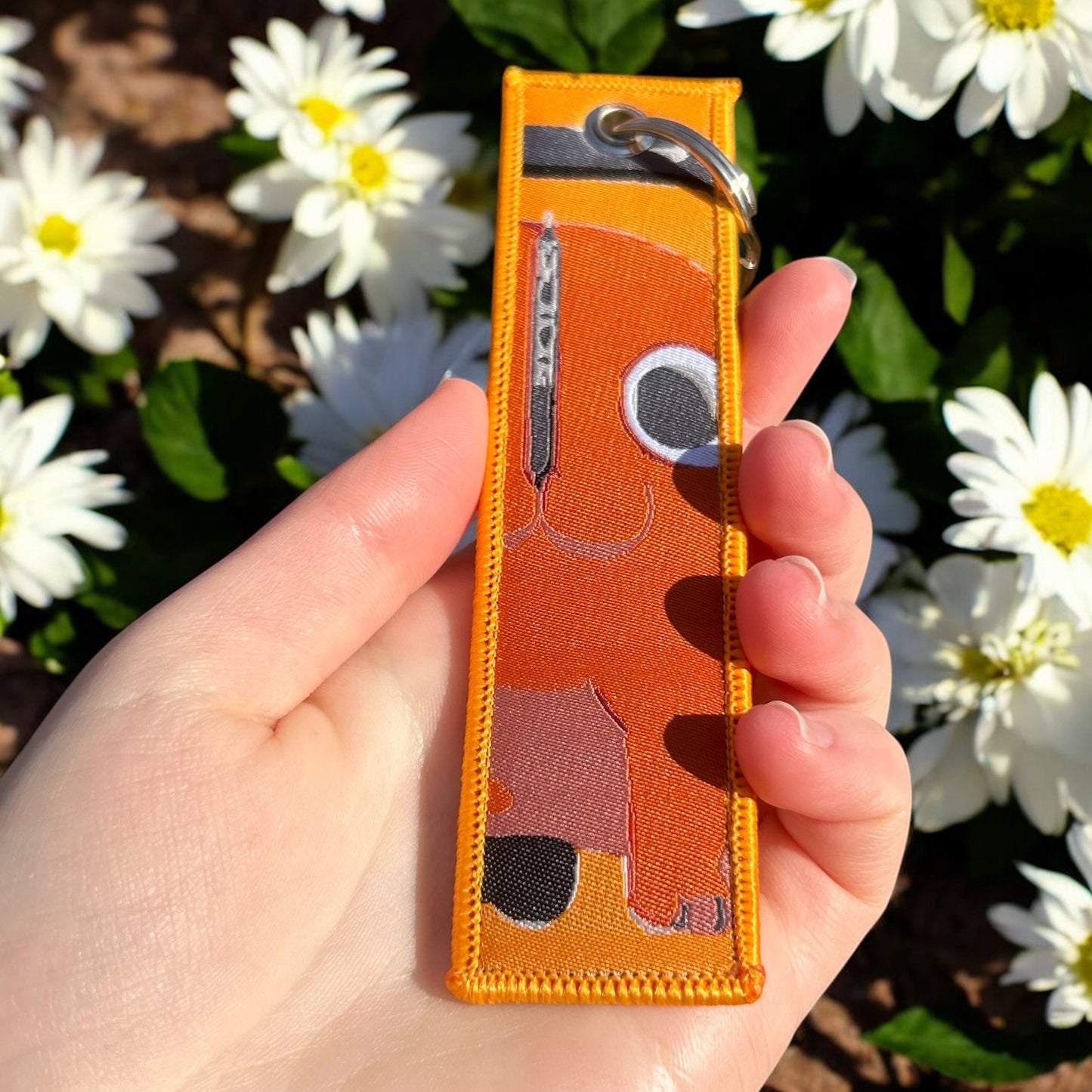 Little Hero Embroidered Keychain