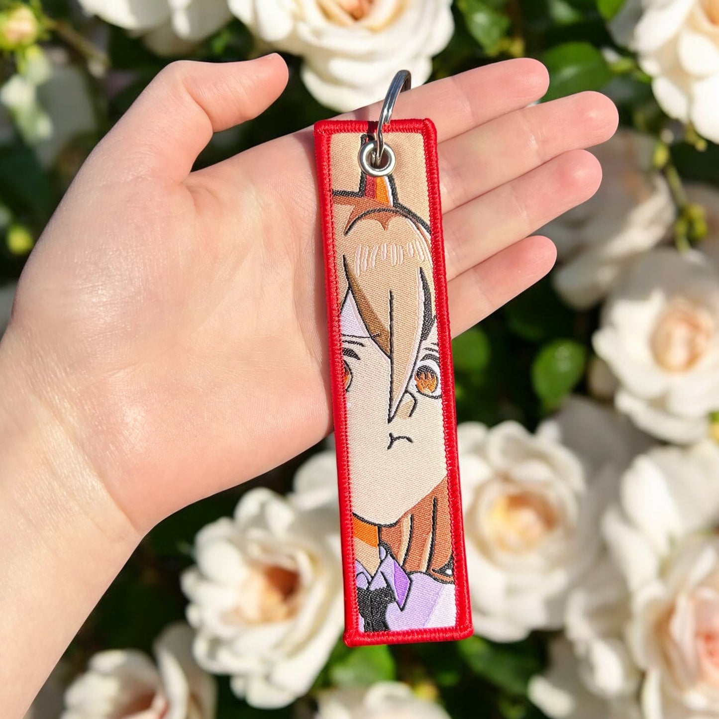 Cheeky Devils Embroidered Keychain